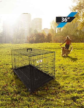 Jaula para perro Fancy Pets de acero