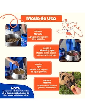 Suplemento alimenticio para mascota Omegas Dogelthy