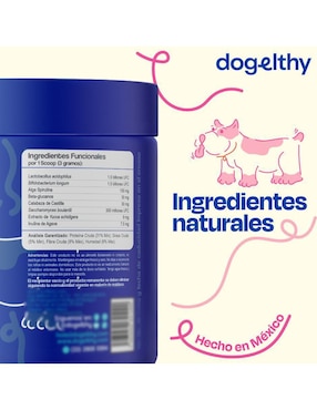 Suplemento alimenticio para mascota probiótico Dogelthy