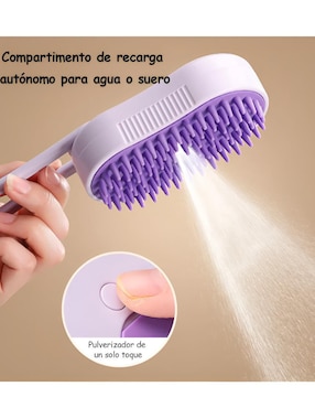 Cepillo Xtellar de plástico para perro y gato