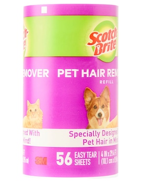 Removedor de pelusa Scotch Brite de perro y gato para ropa tapiceria y alfombras