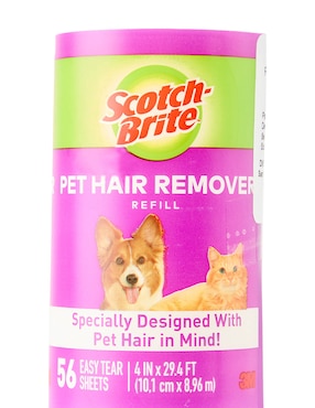 Removedor de pelusa Scotch Brite de perro y gato para ropa tapiceria y alfombras