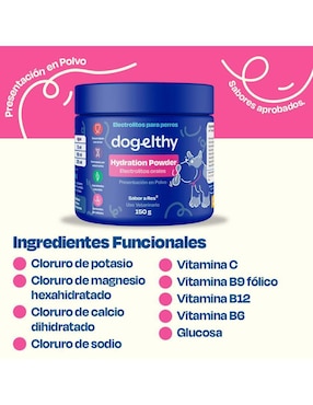 Suplemento alimenticio mascota para hidratar Dogelthy