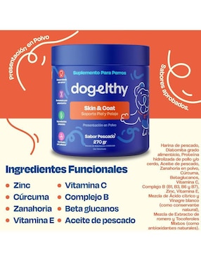 Suplemento alimenticio para mascota vitamínico Dogelthy