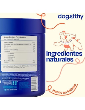 Suplemento alimenticio para mascota vitamínico Dogelthy
