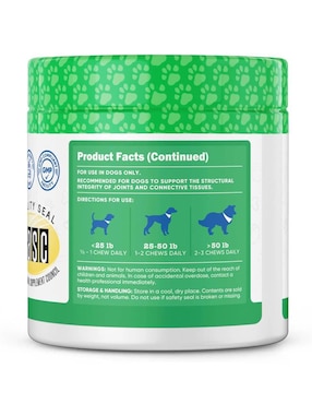 Suplemento alimenticio para mascota calcio Nutricost