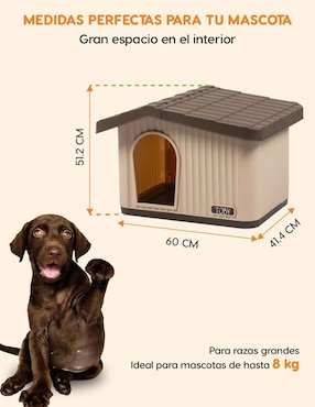 Casa para perro Poli Pets