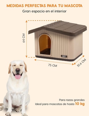 Casa para perro Poli Pets