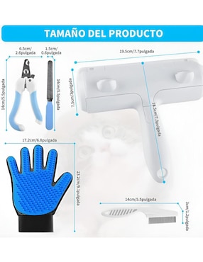 Guante limpiador Xtellar para perro y gato