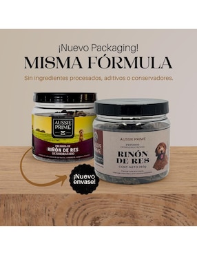 Premio Aussie Prime de res para perro contenido 250 g