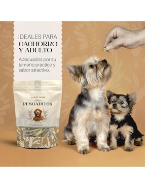 Premio Aussie Prime de salmón para perro contenido  bolsa de 100 g