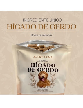 Premio Aussie Prime de carne para perro contenido bolsa de 300 g