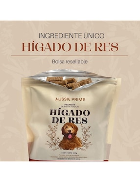 Calmante para mascota Aussie Prime de carne para perro contenido 300 g