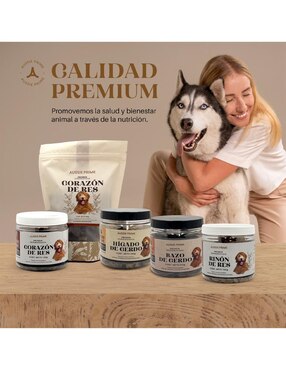 Calmante para mascota Aussie Prime de res para perro contenido 300 g