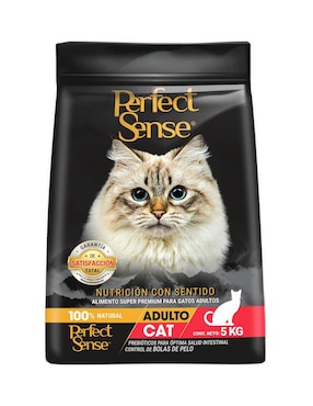 Croqueta Perfect Sense de pollo para gato etapa adulto contenido 1 pieza 5 kg