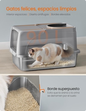 Arenero Songmics Home para gato