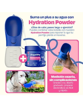Bebedero transparente para perro Dogelthy 250 ml