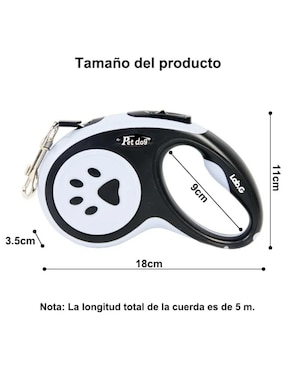 Correa extensible Lab.G para perro