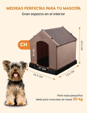 Casa para perro Poli Pets
