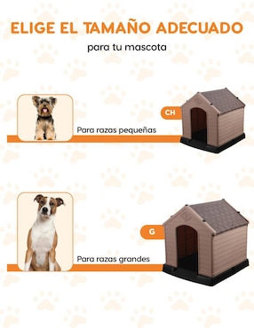 Casa para perro Poli Pets