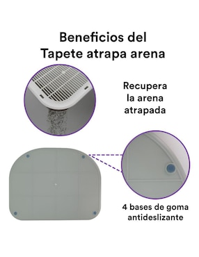 Arenero Xtellar para gato