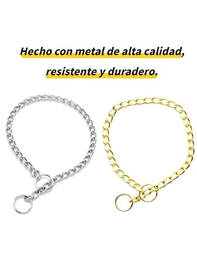 Collar de ahorque Xtellar de metal para perro