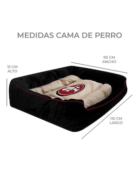 Cama para perro NFL