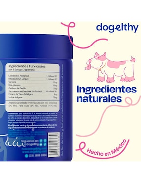 Suplemento alimenticio para mascota probiótico Dogelthy