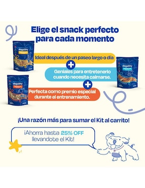 Premio Dogelthy de diferentes sabores premio para perro