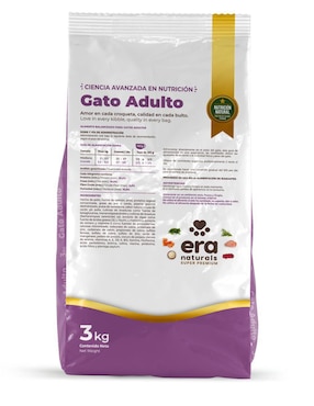 Croqueta Era Naturals de salmón para gato etapa adulto contenido 3 kg