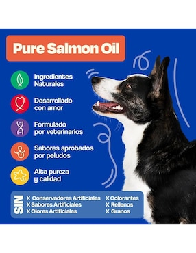 Suplemento alimenticio para mascota omegas Dogelthy