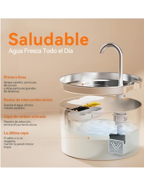 Bebedero apliques para perro y gato Xtellar 2.5 L