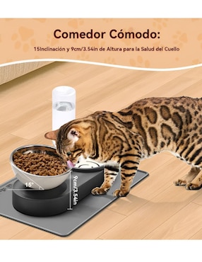 Plato/comedero para perro y gato Xtellar