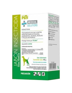 Jabón insecticida Medical Solutions para perro