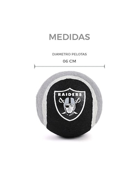 Pelota para perro NFL Raiders