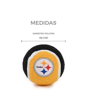 Pelota para perro NFL Pittsburgh Steelers