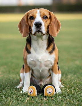 Pelota para perro NFL Pittsburgh Steelers