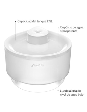 Bebedero apliques para mascota Smart-Tek 2.5 L