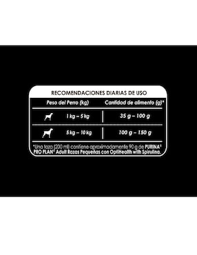 Croqueta Pro Plan de pollo para perro raza pequeña etapa adulto contenido individual