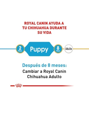 Croqueta Royal Canin de pollo para perro raza pequeña etapa cachorro contenido individual 1 kg