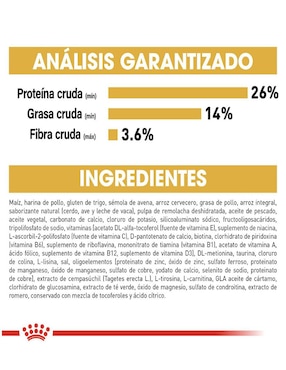 Croqueta Royal Canin de pollo para perro etapa adulto contenido individual 1 kg
