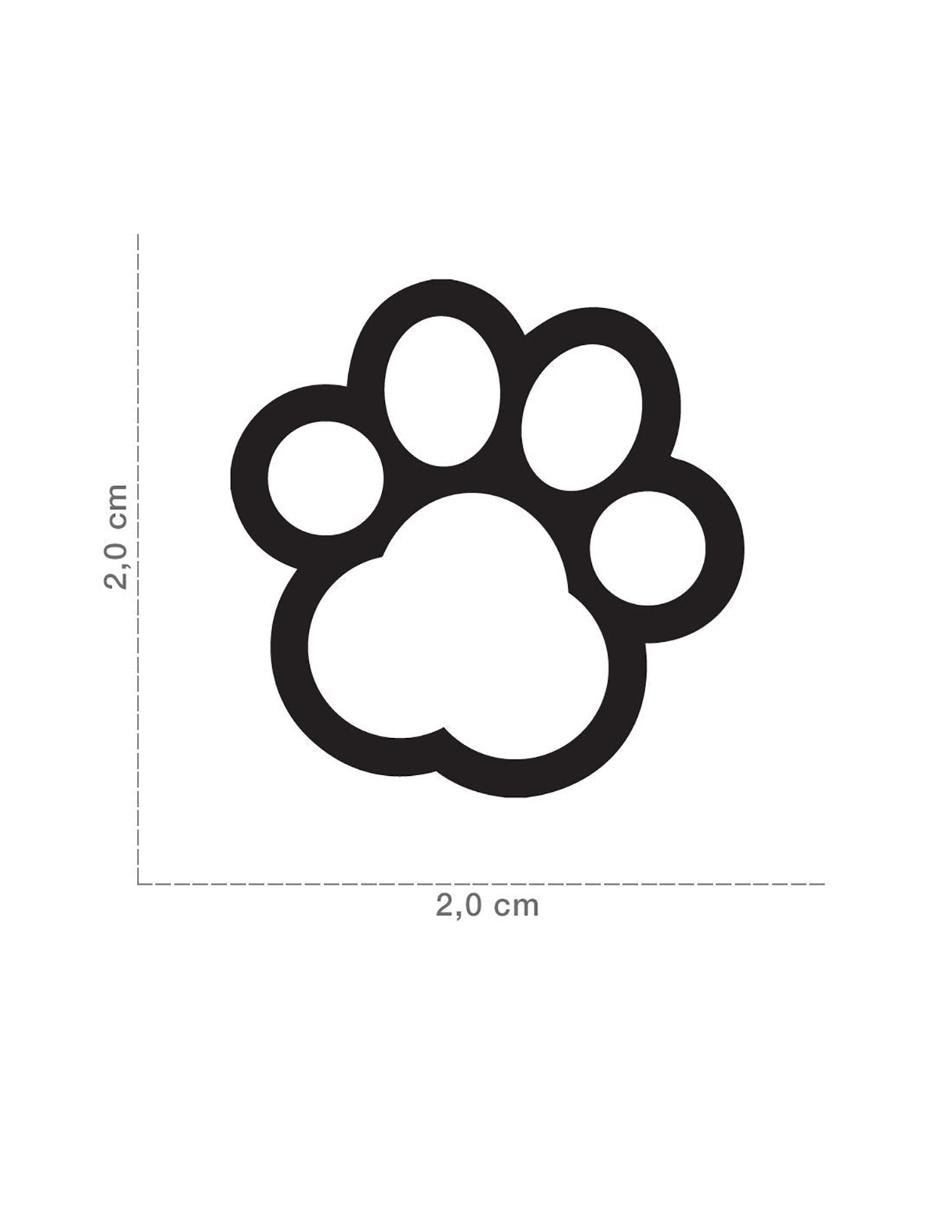 Placa de identificación para Perro negro 4