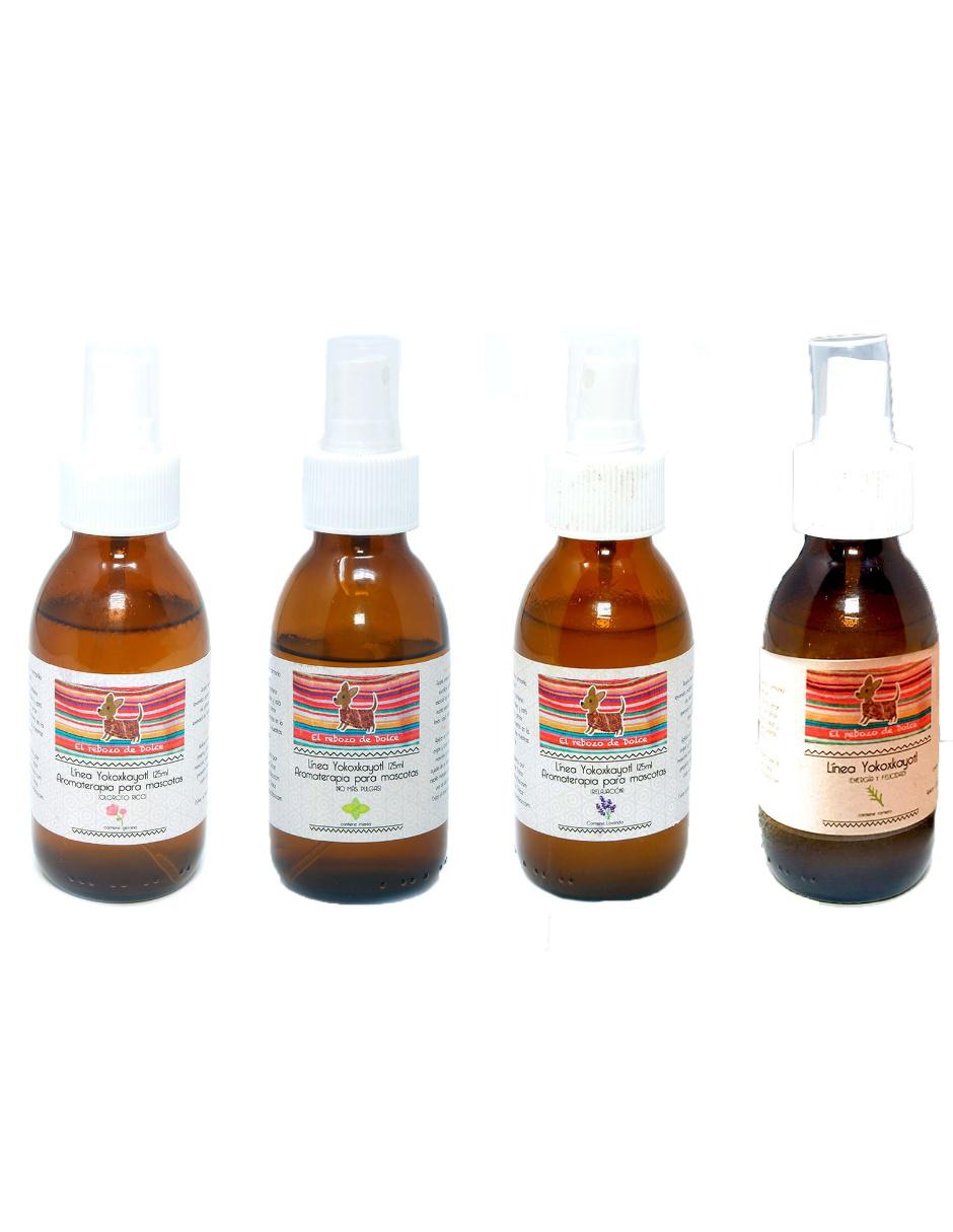 Kit de 4 aromaterapias para mascotas 125 ml c/u 1