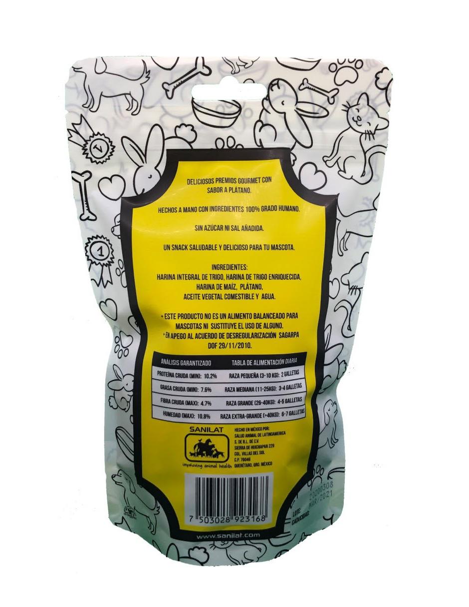 Galletas de plátano premio para perro 150 g 2