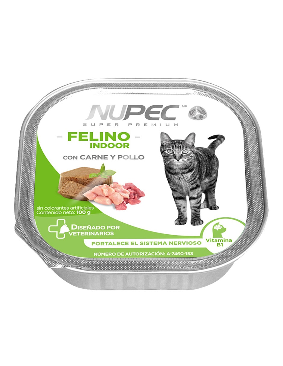 Alimento húmedo de Carne con pollo para gato etapa adulto contenido 400 g 2