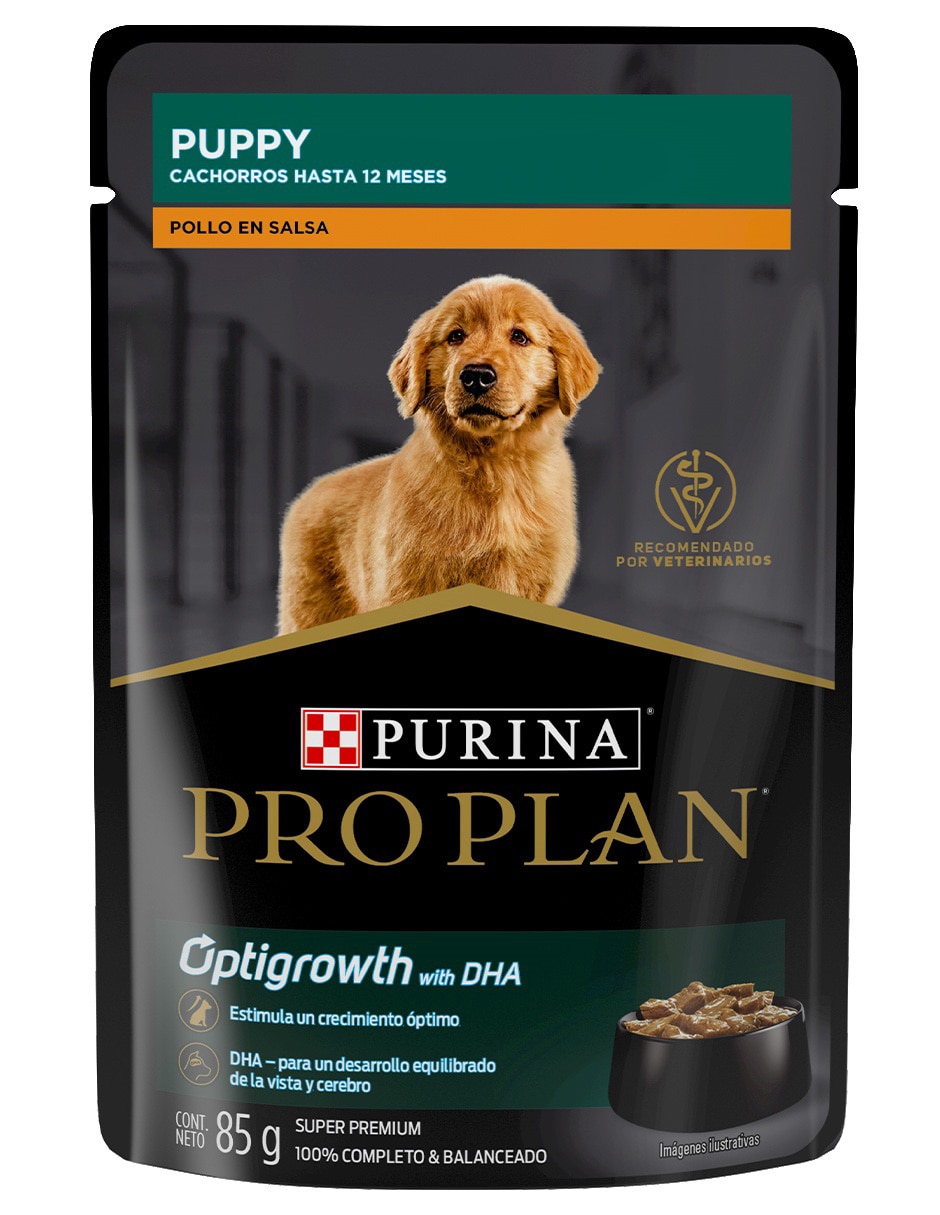 Alimento húmedo de Pollo para perro etapa cachorro contenido 85 g