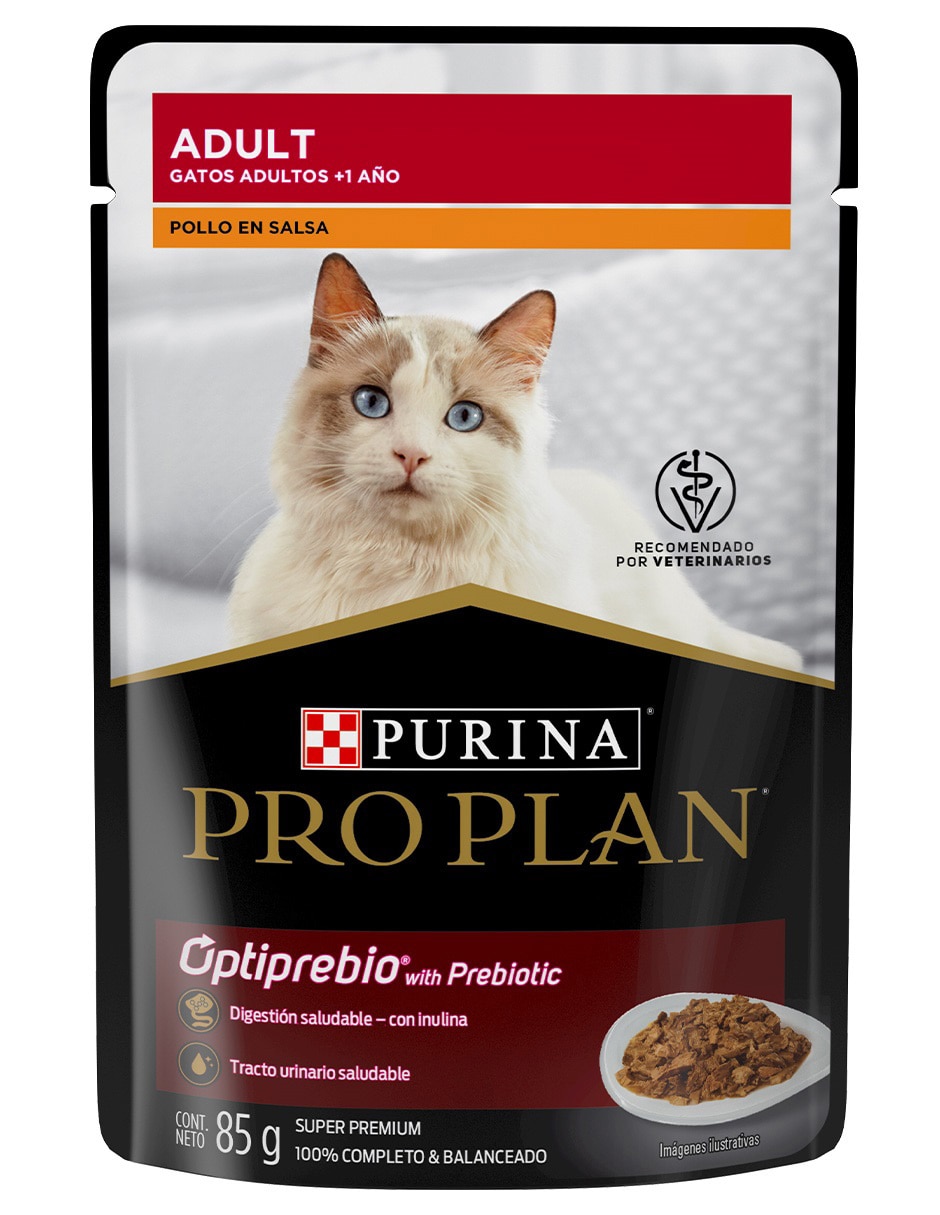 Alimento húmedo de Pollo para gato etapa adulto contenido 85 g