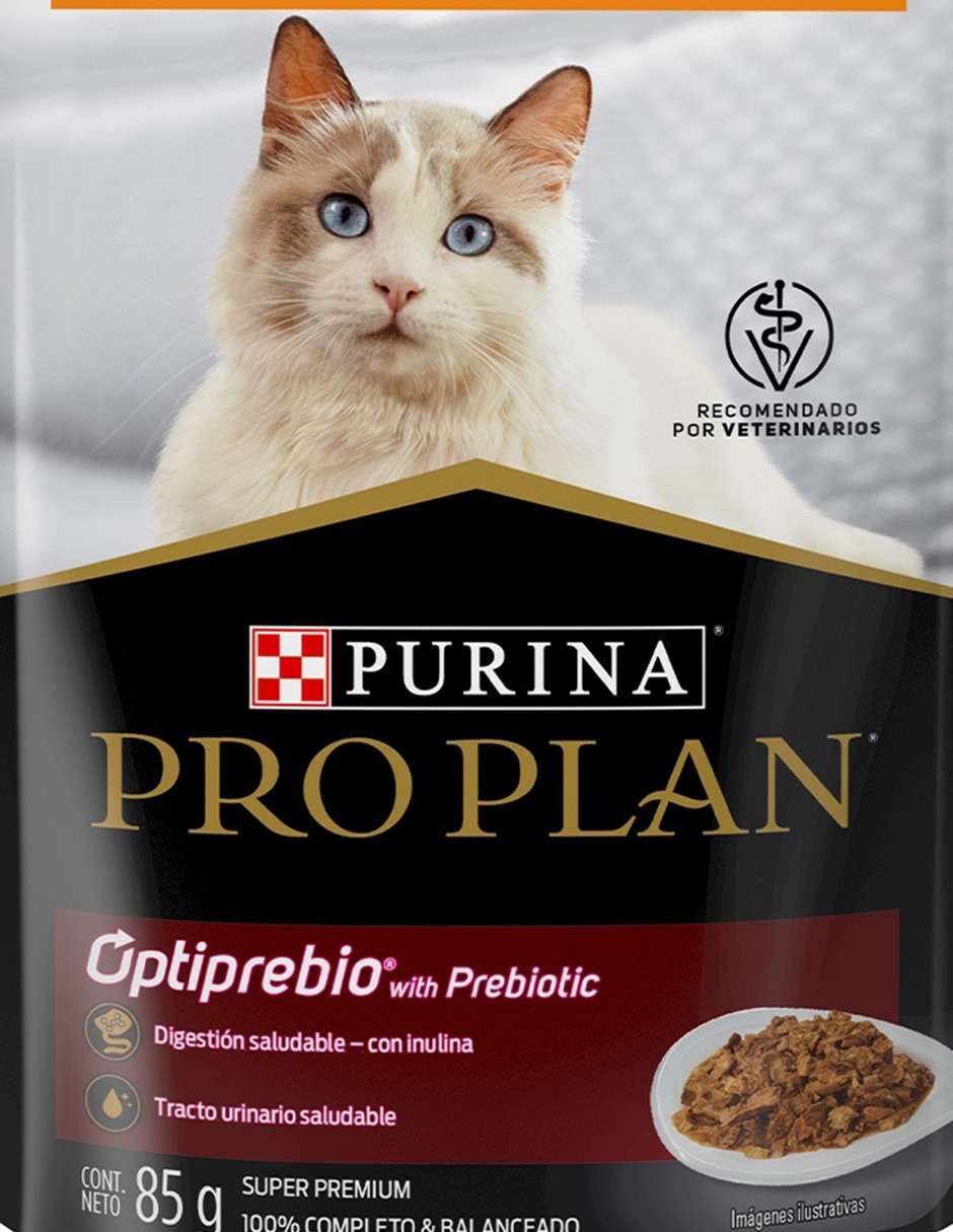 Alimento húmedo de Pollo para gato etapa adulto contenido 85 g 2