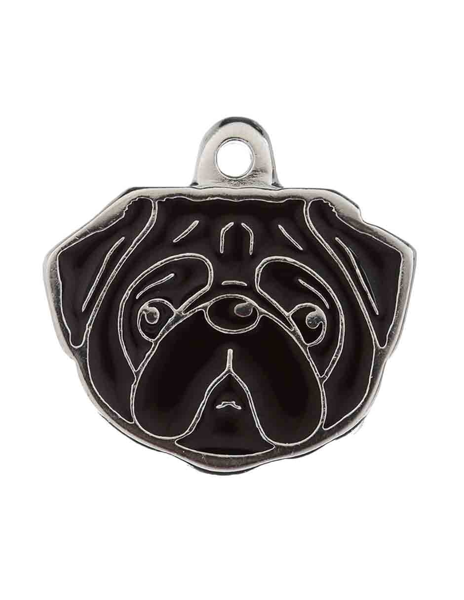 Placa de identificación Pug