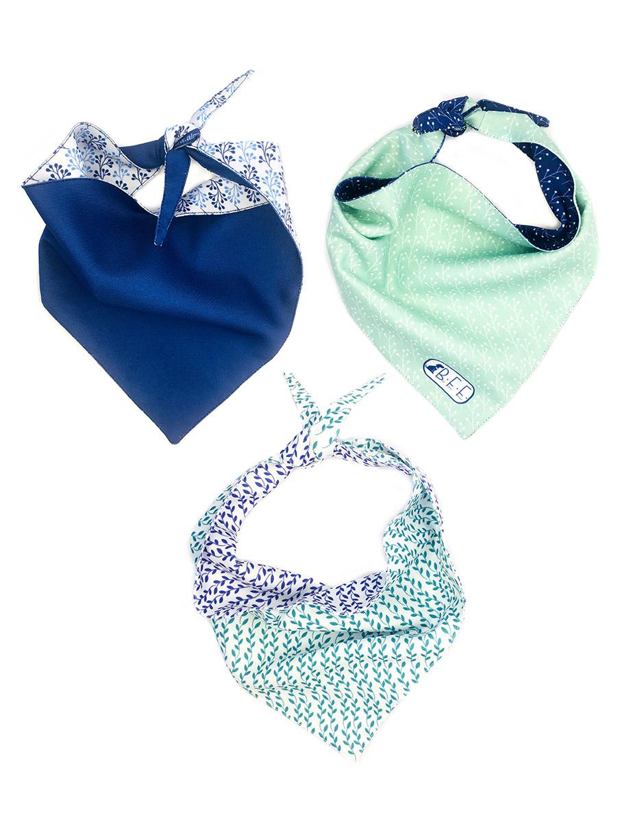 Set de 3 bandanas doble vista para mascotas 2